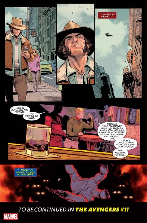 La nueva formación de Vengadores en Marvel Comics reúne a Spider-Man, Lobezno y Daredevil en el primer vistazo