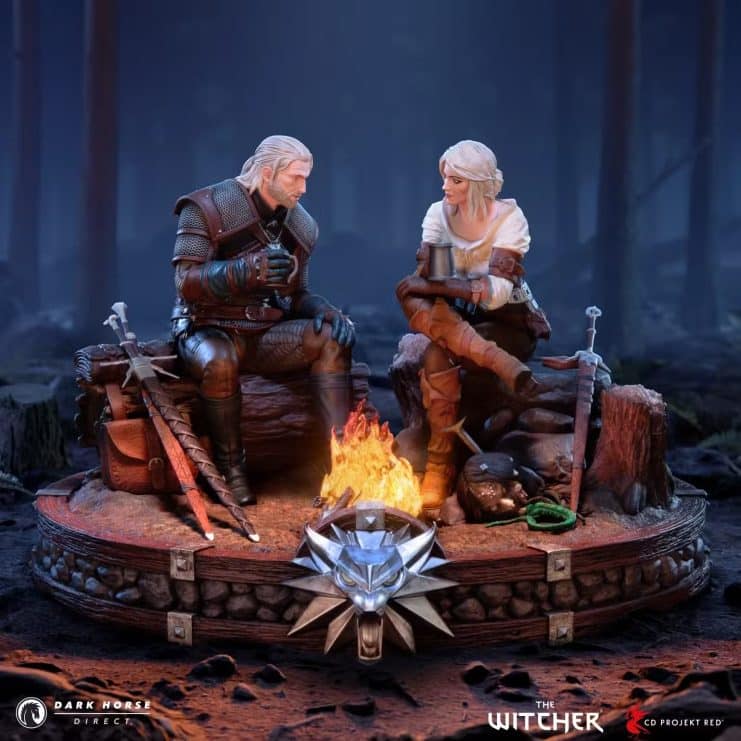 The Witcher reúne de nuevo a Geralt y Ciri en una espectacular estatua limitada a 500 unidades