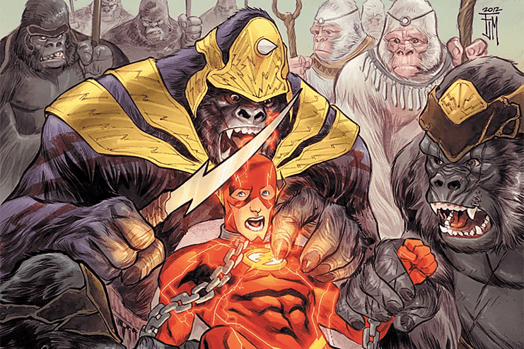 The People v. Gorilla Grodd podría situarse entre las dos películas de Superman