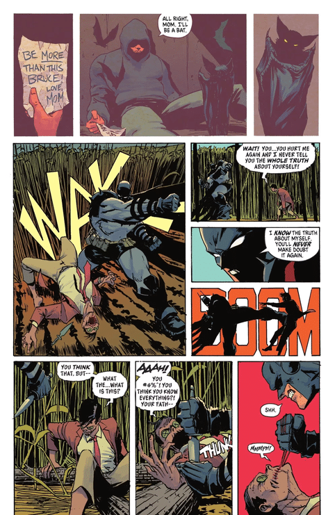 Absolute Batman redefine el origen de Bruce Wayne con un homenaje a una de las historias más míticas del Caballero Oscuro