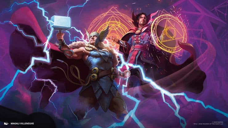 Llega Magic: The Gathering | Marvel: Destino del Darkhold y se nota que Wizards of the Coast ha tomado buena nota, haciendo que la magia sea protagonista en la edición de abril de 2027