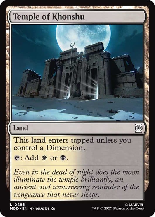 Marvel: Destino del Darkhold llegará a Magic: The Gathering en Abril de 2027 con artes únicos