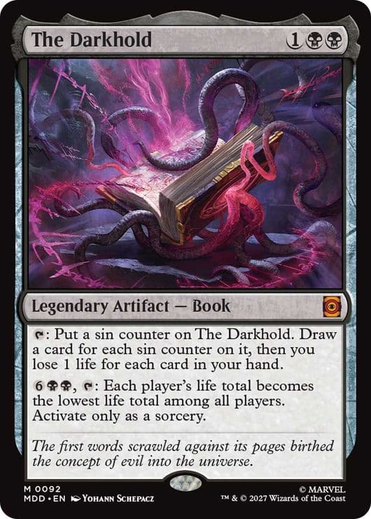Marvel: Destino del Darkhold llegará a Magic: The Gathering en Abril de 2027 con artes únicos